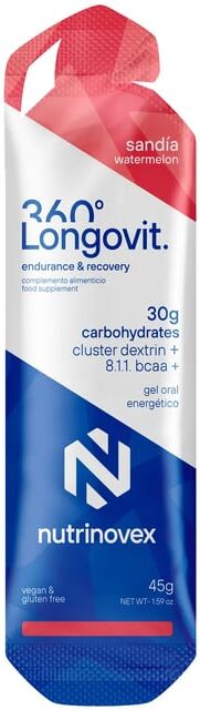 Nutrinovex Longovit 360 24 Geles 45g Manzana