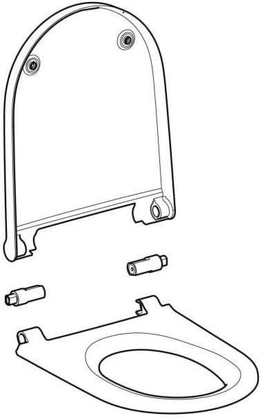 Geberit WC-Sitz für AquaClean Sela 243650111 weiß-alpin, zu AquaClean Sela