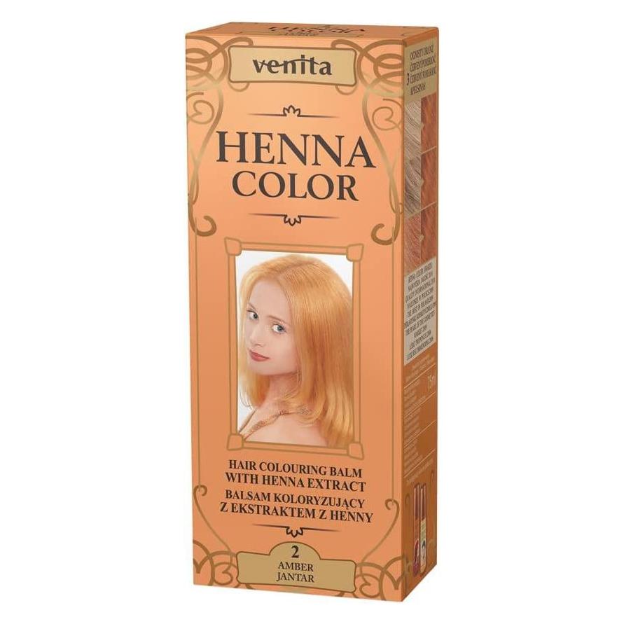 Venita - Henna Color Coloring Lotion From Henna Ecstraktem 2 Amber 75Ml (Amber) (33081190)