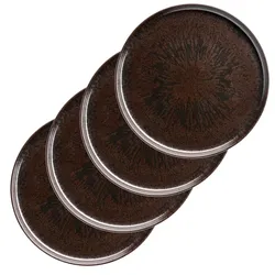 MÄSER Teller flach 28 cm UNO 4er Set, METALLIC BRONZE, 581296