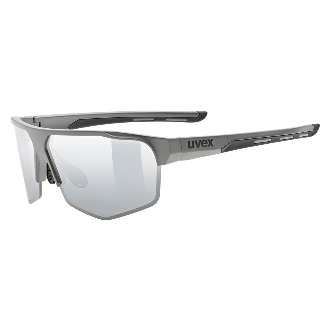 Uvex axos set (Grey Matt, Clear, Mirror Silver) (533081)