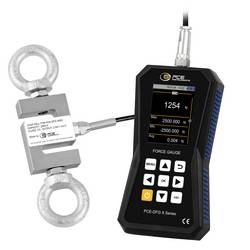 PCE Instruments Kraftmessgerät PCE-DFG 2K5 X 2500N 7.200Hz Genau ±0,05% F.S. Speicher Software Kalibriererinnerung