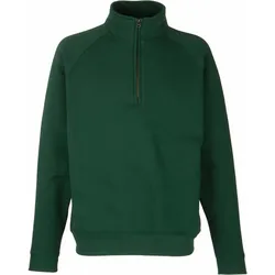 Fruit of the Loom Herren Premium Zip Neck Sweat Sweatshirt 62-032-0 bottle green S