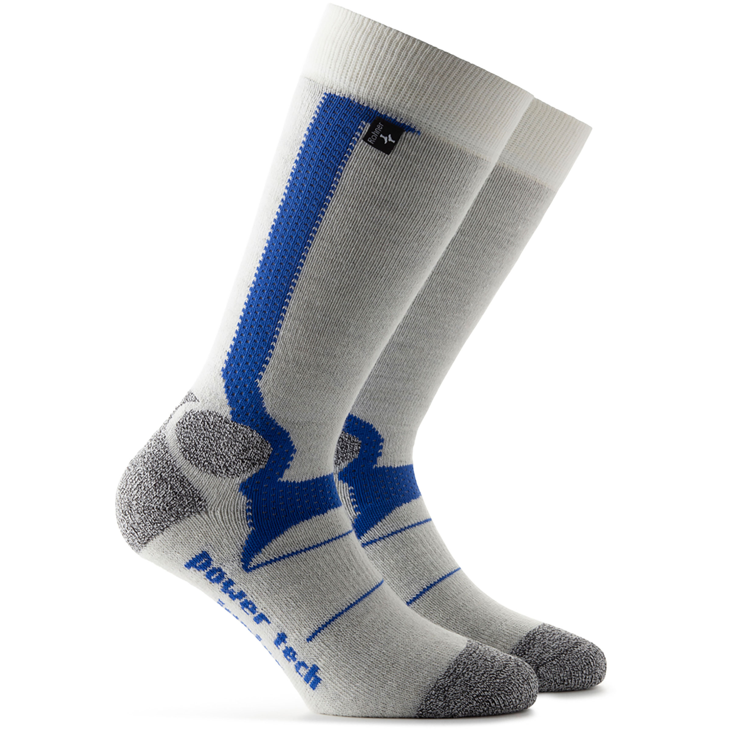 Rohner Power Tech Kinder Skisocken weiss Größe 31 Trekking Atmungsaktiv