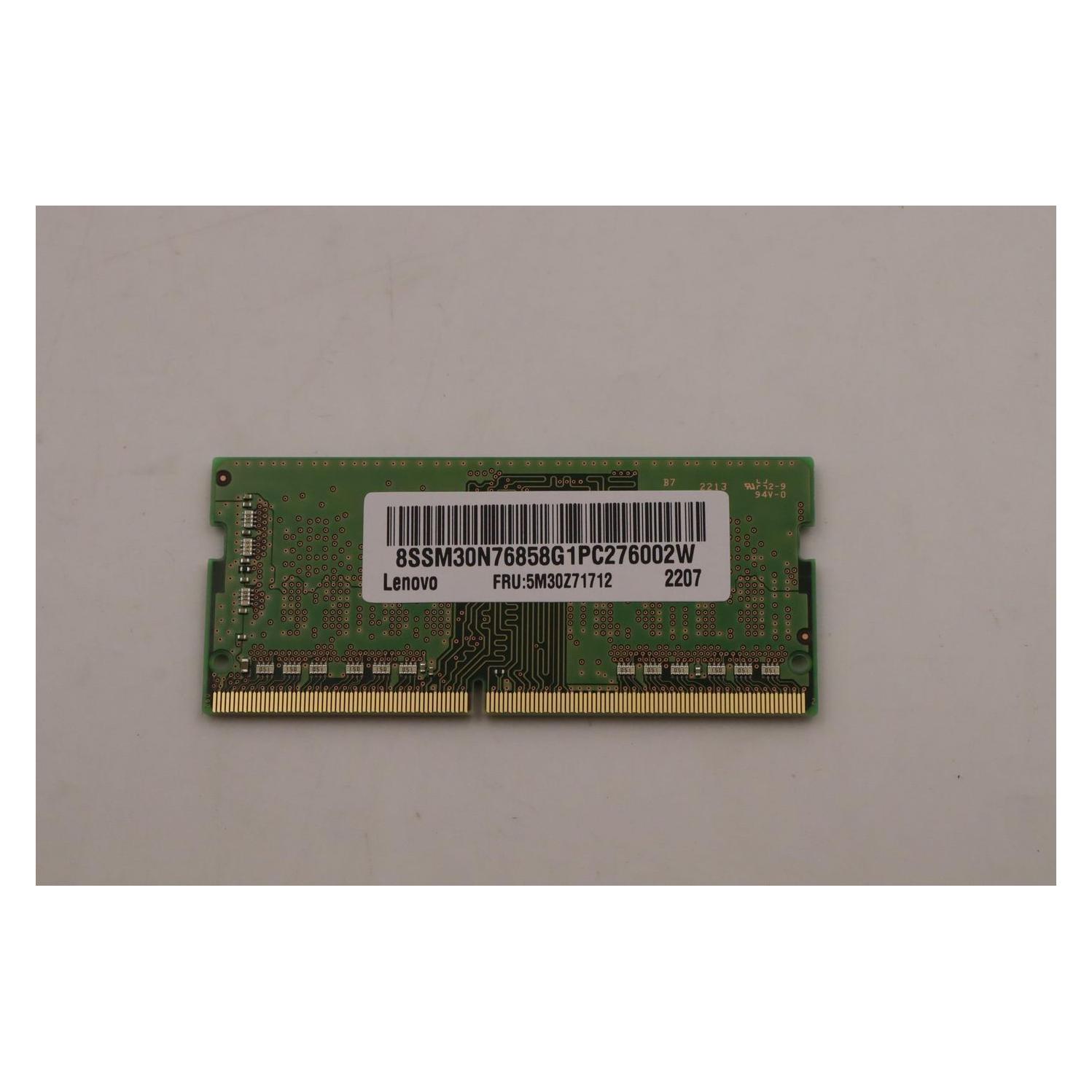 Lenovo Arbeitsspeicher Sodimm, 8 GB (3200 MHz, DDR4-RAM, SO-DIMM) (5M31T62255)