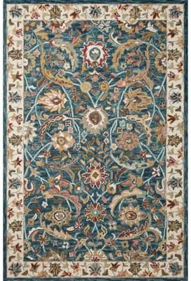 Alexander Home Madeline 100% Wool Hand-Hooked Heritage Area Rug