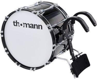 Thomann BD2214BL Marching Bass Drum Schwarz