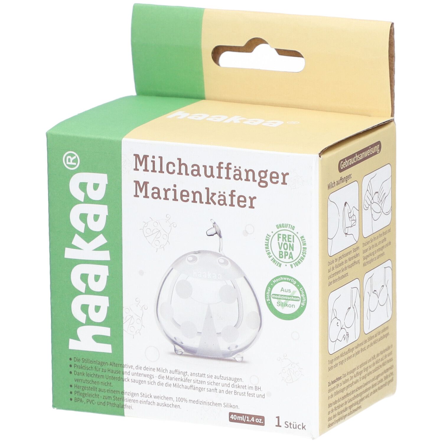 Haakaa Milchauffänger 40ml 1 St