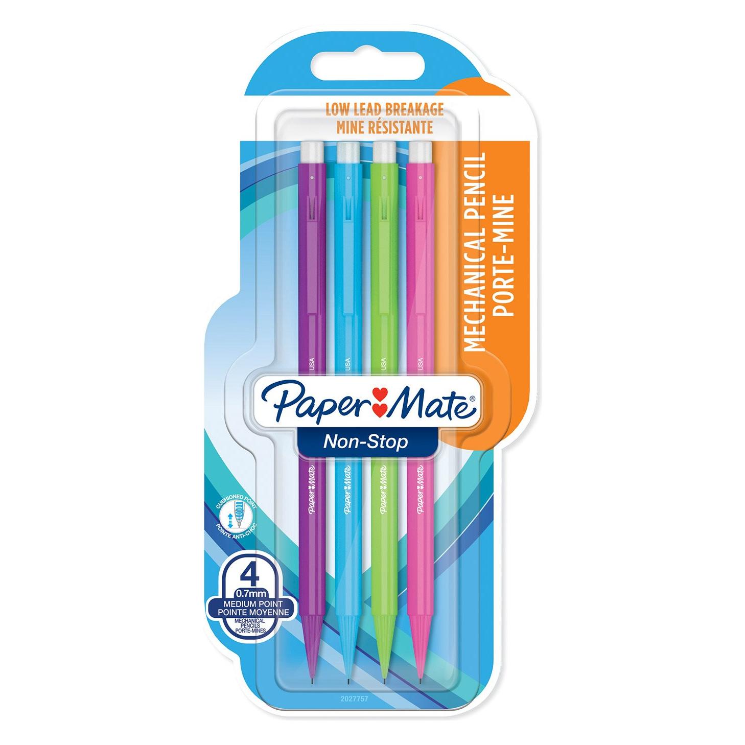 Paper Mate Feinminenstift Non-Stop 4er 0,7mm Blister (0.70 mm, HB, 4x) (2027757)
