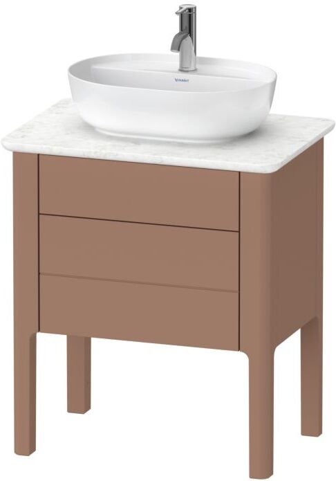 Duravit Luv Waschtisch-Unterschrank LU956505454 63,8x45x74,3cm, 1 Schubkasten, 1 Auszug, stehend, Mandel Seidenmatt