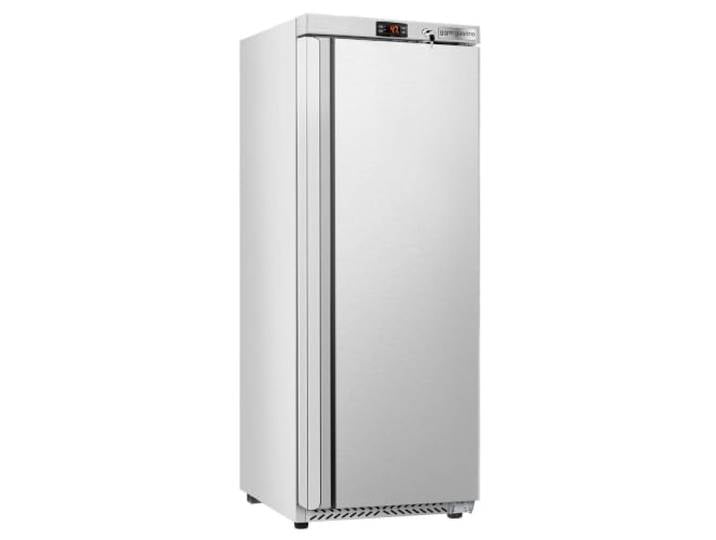 GGM Gastro Kühlschrank 400 L Edelstahl ECO Robuste Edelstahlkonstruktion, einfache Reinigung, energieeffiziente Umluftkühlung, abschließbar, komfortable Bedienung