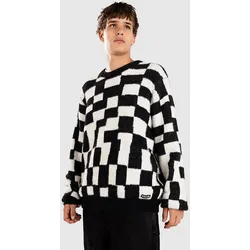 Volcom Fa Carrau Swtr Check Strickpullover black Gr. M