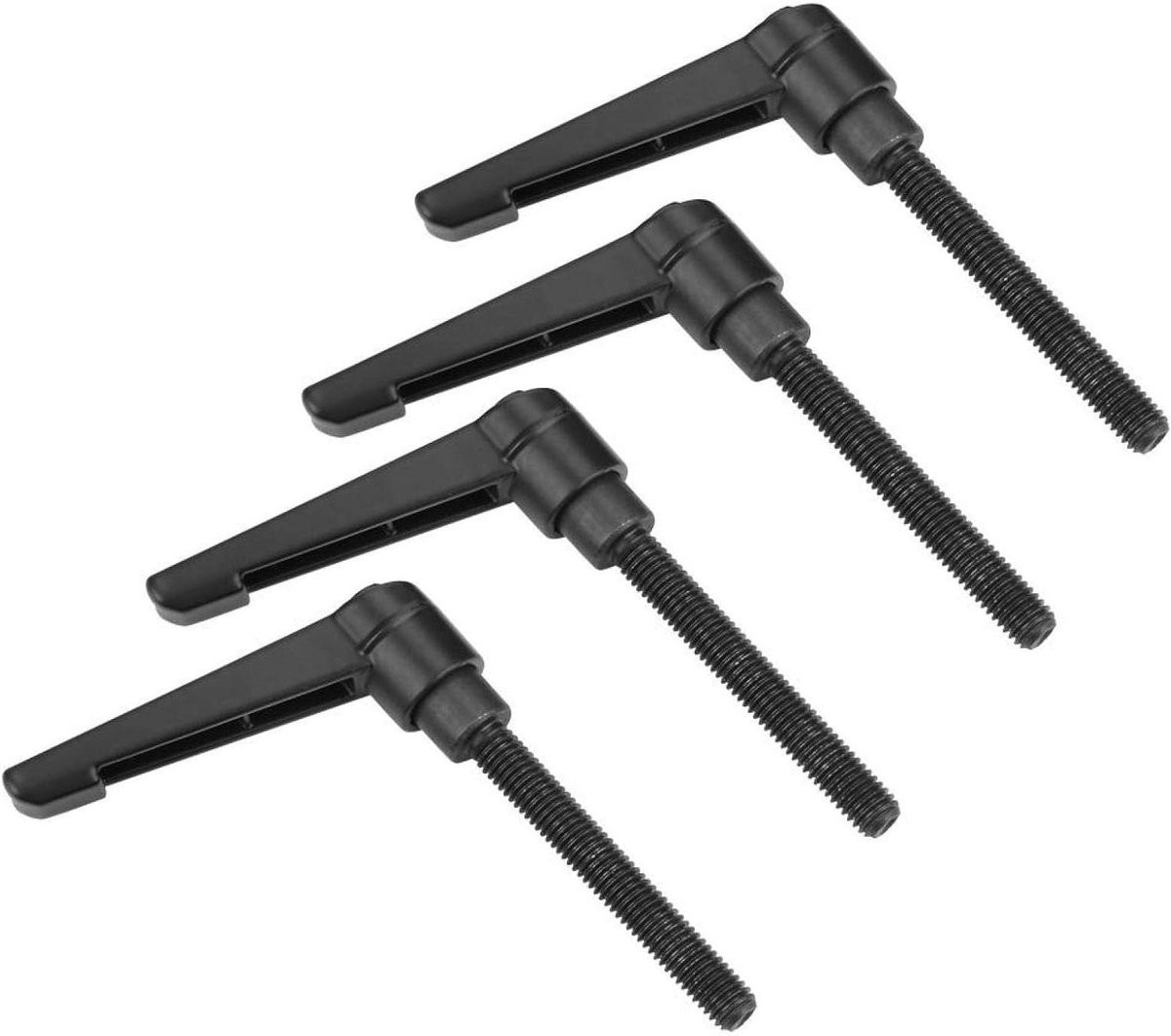 Verstelbare Machine Knoppen - Bevestigingshendels - Mechanisch Bedienen - Verstelbare Greep - M8 40mm - Zwart