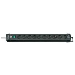 BRENNENSTUHL Premium-Line mit Schalter 10fach schwarz 3m