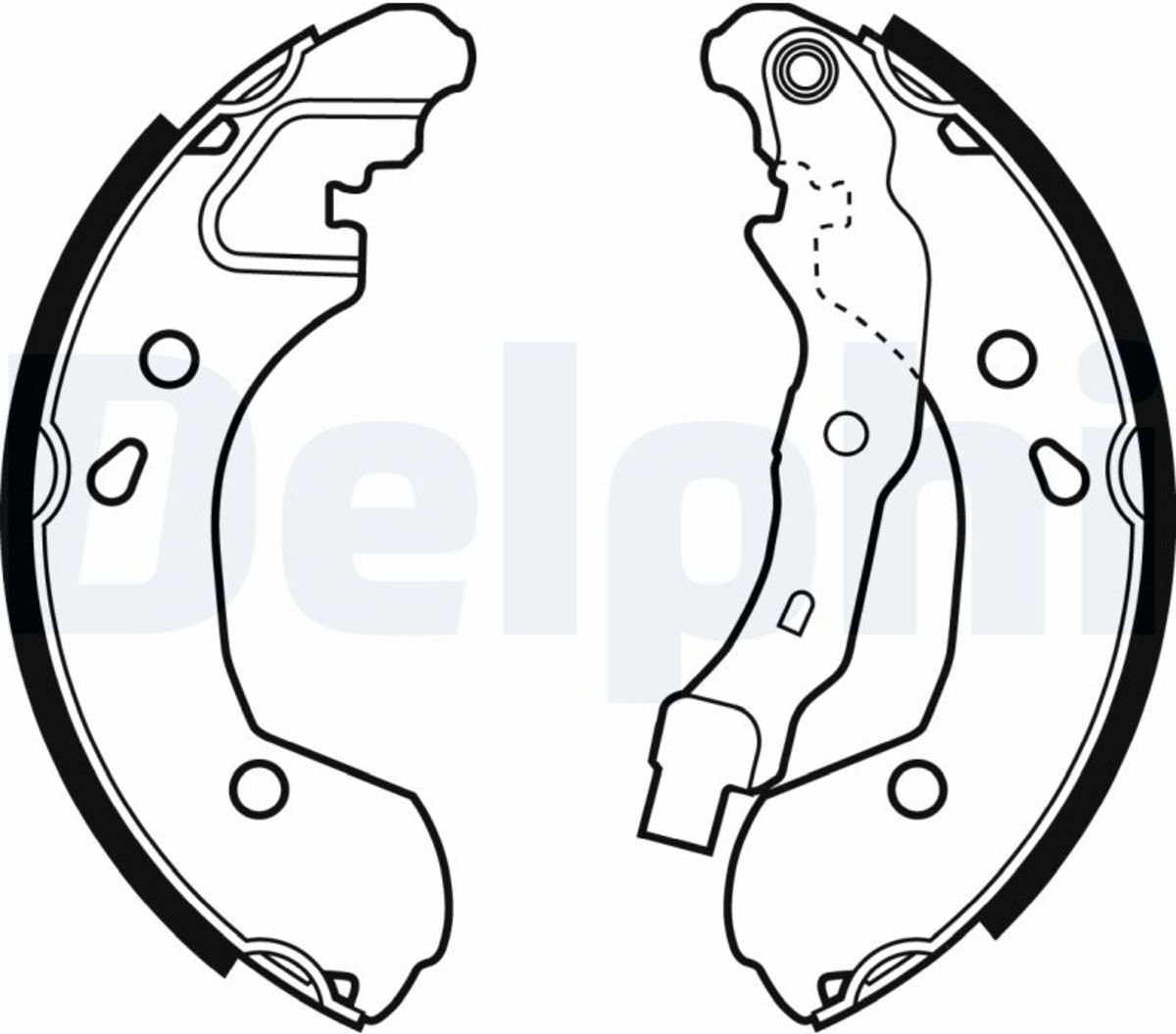 Bremsbackensatz DELPHI LS1965