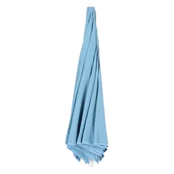 Sonnenschirm Ravenna Polyacryl, modern mit Knickelement, himmelblau, Outdoor geeignet