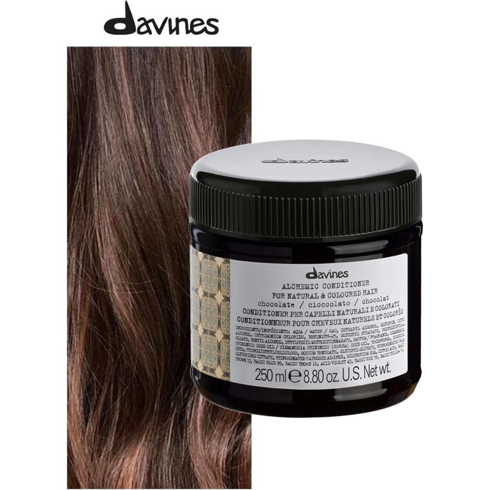 Davines Alchemic Chocolate Conditioner for Dark Hair 250mL