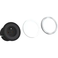 BACHMANN Schutzkontaktsteckdose PIX 1xSchutzk.,sw 2m 926.001