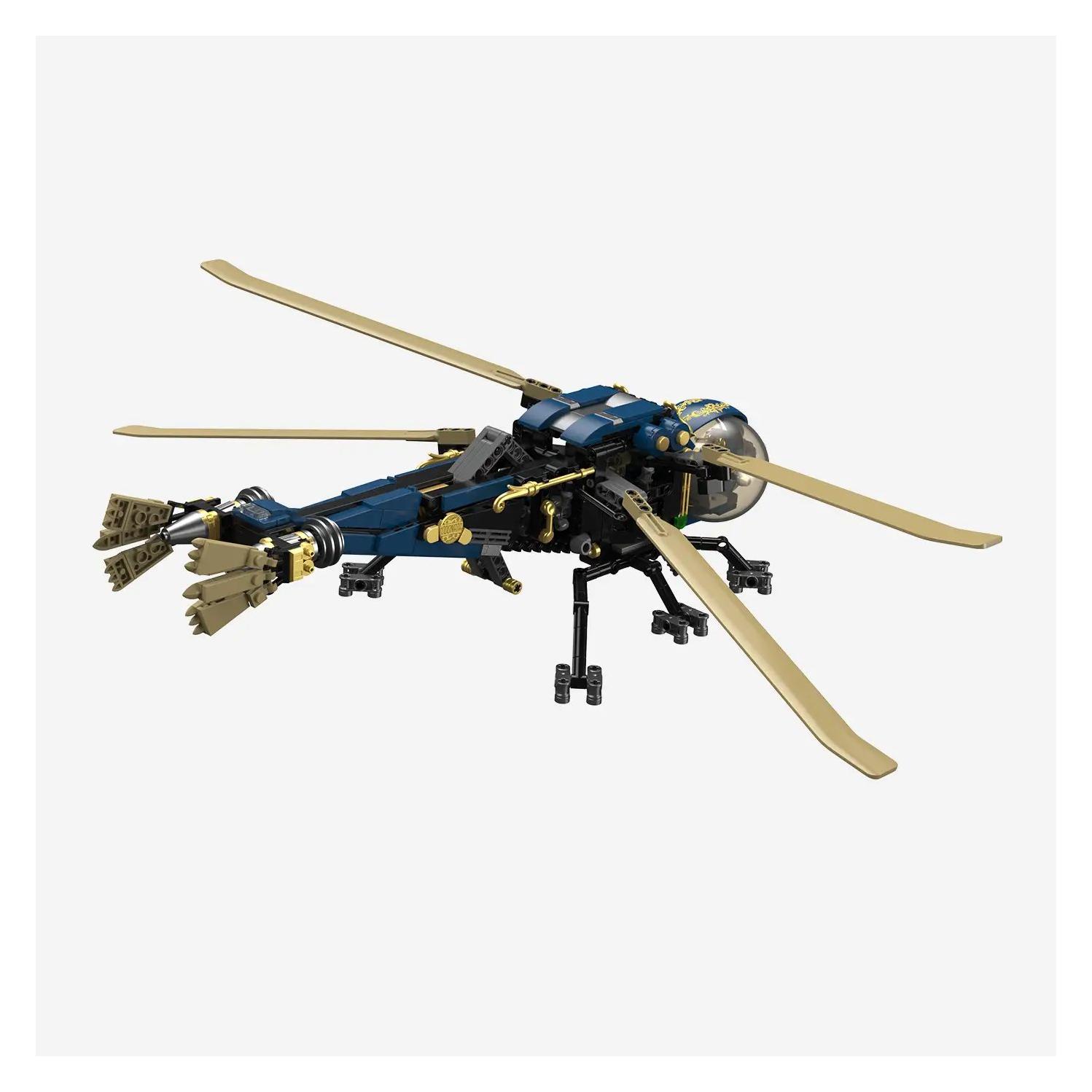 BlueBrixx-Pro Steampunk Mechanische Libelle (109019)
