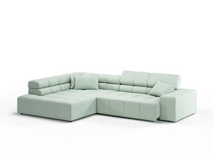 Candy Oregon Matrix Ecksofa motorische Sitztiefenverstellung