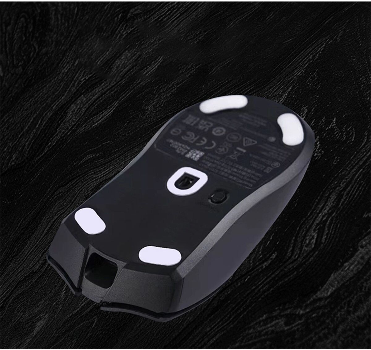 INF Weiße PTFE-Mausfüße, kompatibel mit Razer Viper V2 Pro Ice Edition, gleichmäßiges Gleiten und entfernbarer 3M-Klebstoff
