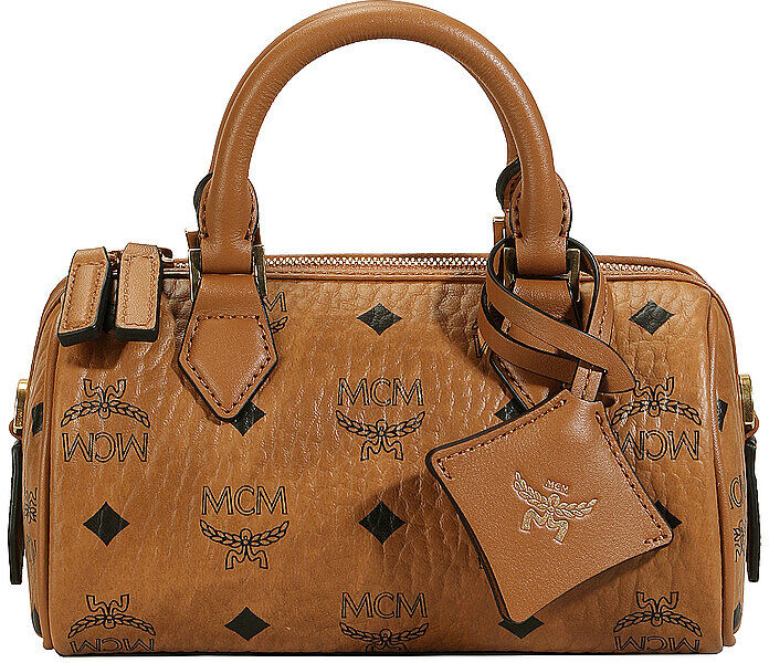 MCM Taschen - Henkeltasche ELLA BOSTON MINI braun W