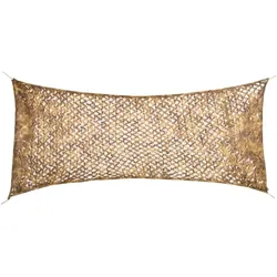vidaXL Tarnnetz mit Aufbewahrungstasche 312x140 cm Sandfarbe