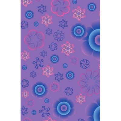 Schreibwandel Notizbuch 'Blooming Moments' (violett), Taschenbuch von Melina Lisann, Epubli, 978-3-7485-0525-9