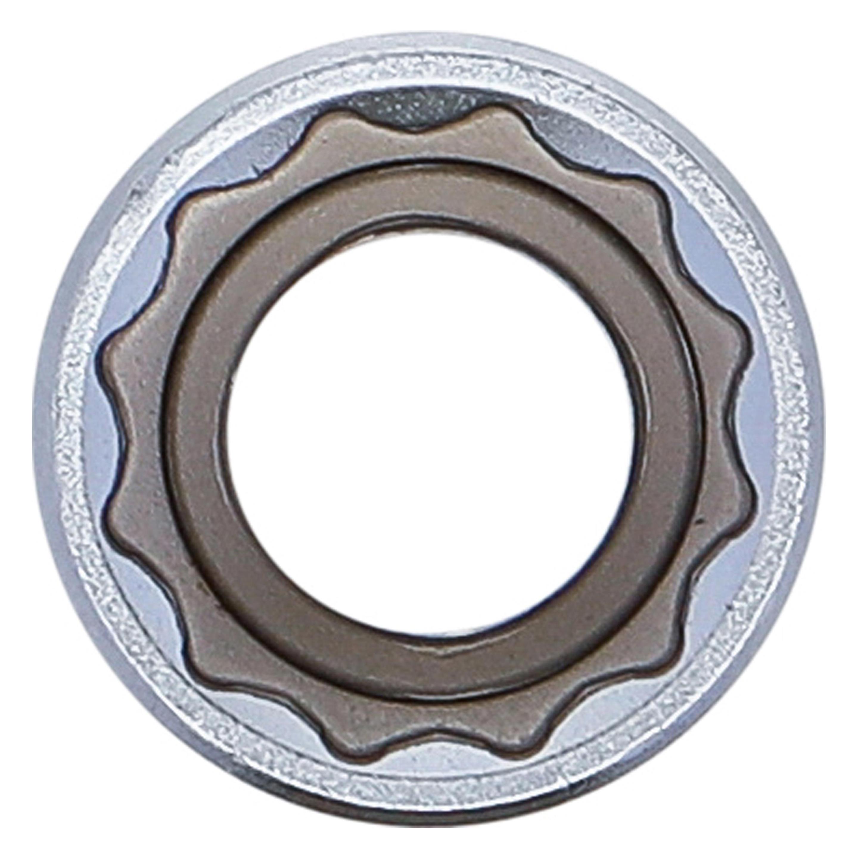 BGS Steckschlüssel-Einsatz Zwölfkant | Antrieb Innenvierkant 12,5 mm (1/2") | SW 18 mm (18 mm) (10638)