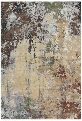 Alora Decor Noble Abstract Hand-knotted Wool Blend Rug