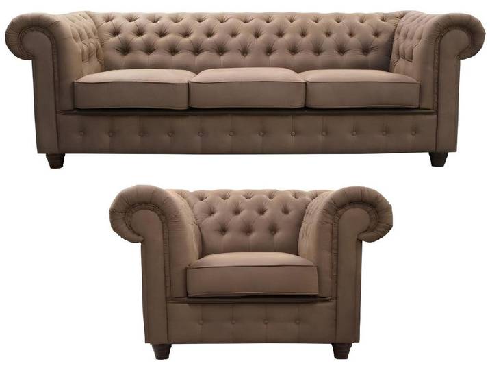 Xlmoebel Chesterfield-Sofa Chesterfield Sofa in hochwertigem Leder für elegantes Wohnen, 3-Sitzer, Hergestellt in Europa