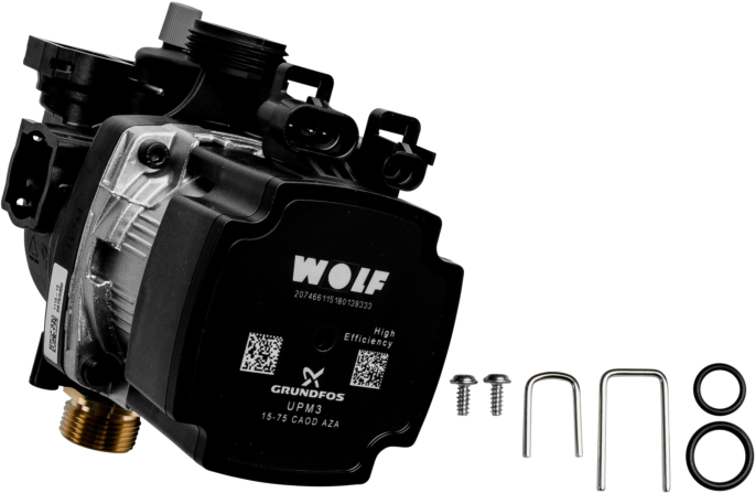 Wolf Heizkreispumpe Grundfos UPM3 15-75 2074705 für CAOD