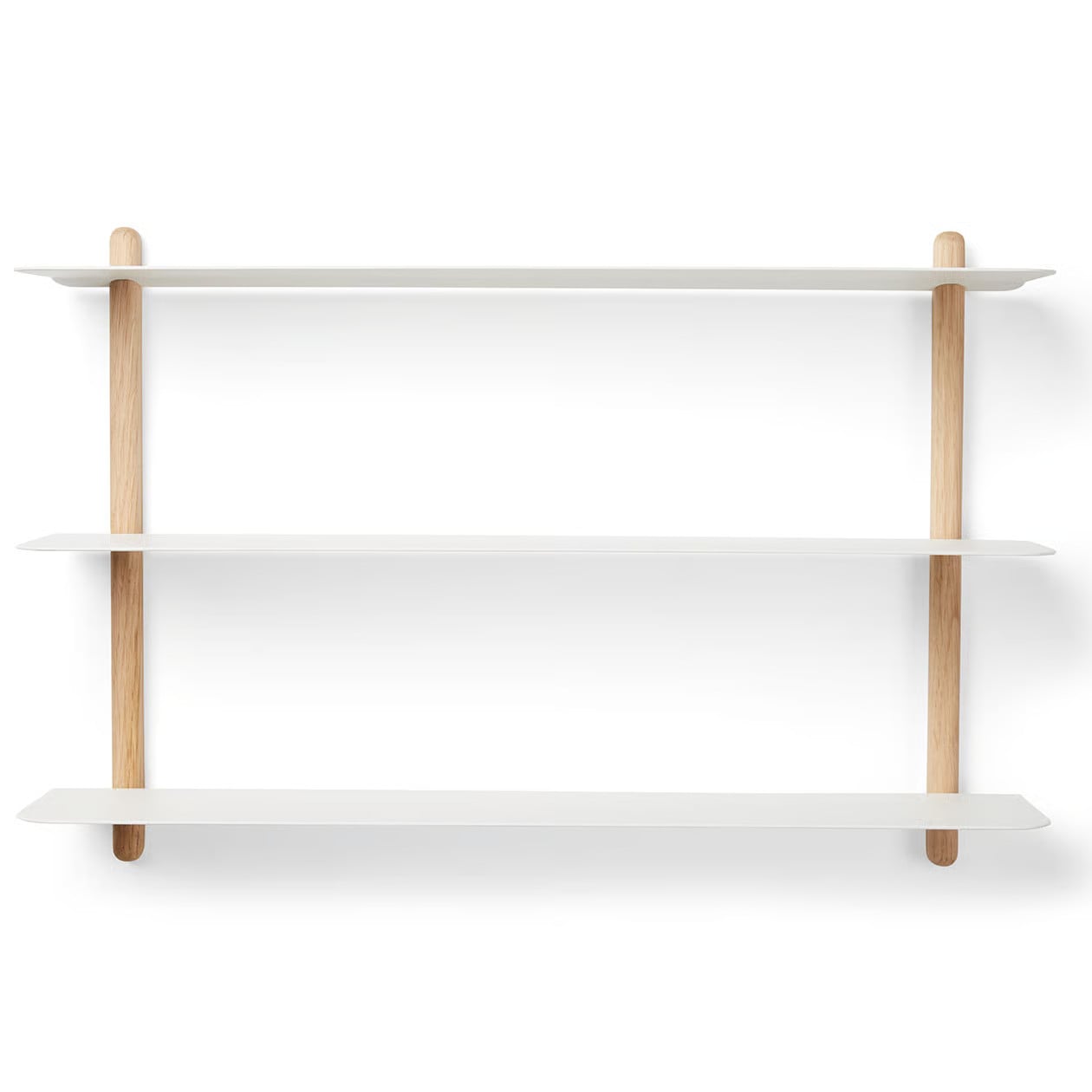 Gejst Nivo Wandplank A Licht eikenhout-wit