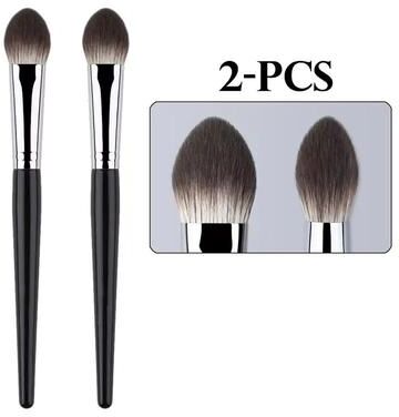 Inspired Finds PeachHeart Precision Blush Brush For Powder Cream And Liquid Blush 2pcs B