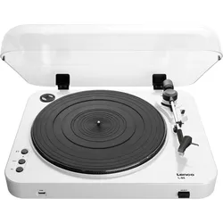 LENCO L-85 WH - Plattenspieler, USB, weiß