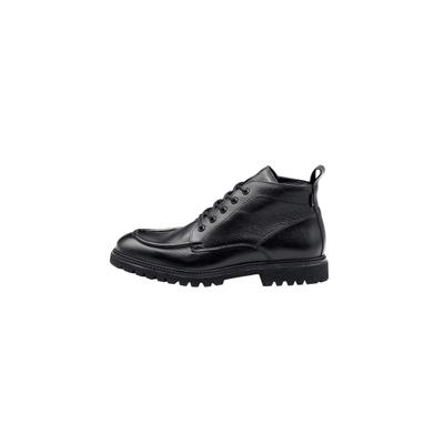 Stiefelette LLOYD "SELECT 327G", Herren, Gr. 7, schwarz, Leder, unifarben, Basic, Schuhe Stiefelette
