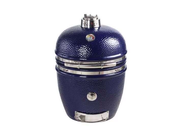 Saffire PLATINUM 19 Keramikgrill ohne Fahrgestell – Holzkohlegrill/Kohlegrill – blau