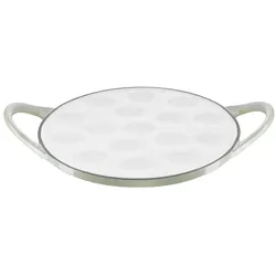 Tefal LOV Poffertjespan - 24cm - Inductie (E2580425), Pfanne + Kochtopf, Mehrfarbig, Grün, Weiss