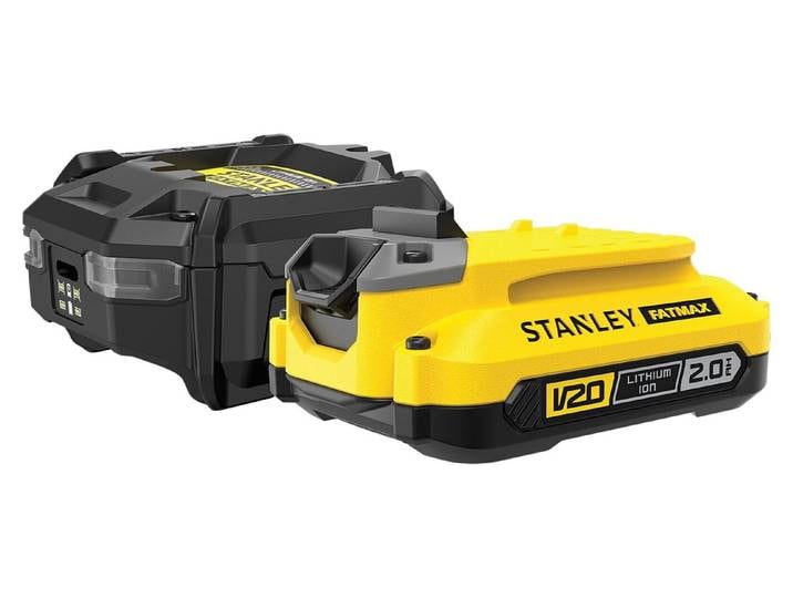 Stanley Fatmax Akku-Starter-Kit V20 18 V 2 Ah