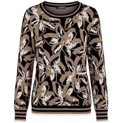 Rundhals-Pullover BASLER mehrfarbig, 38