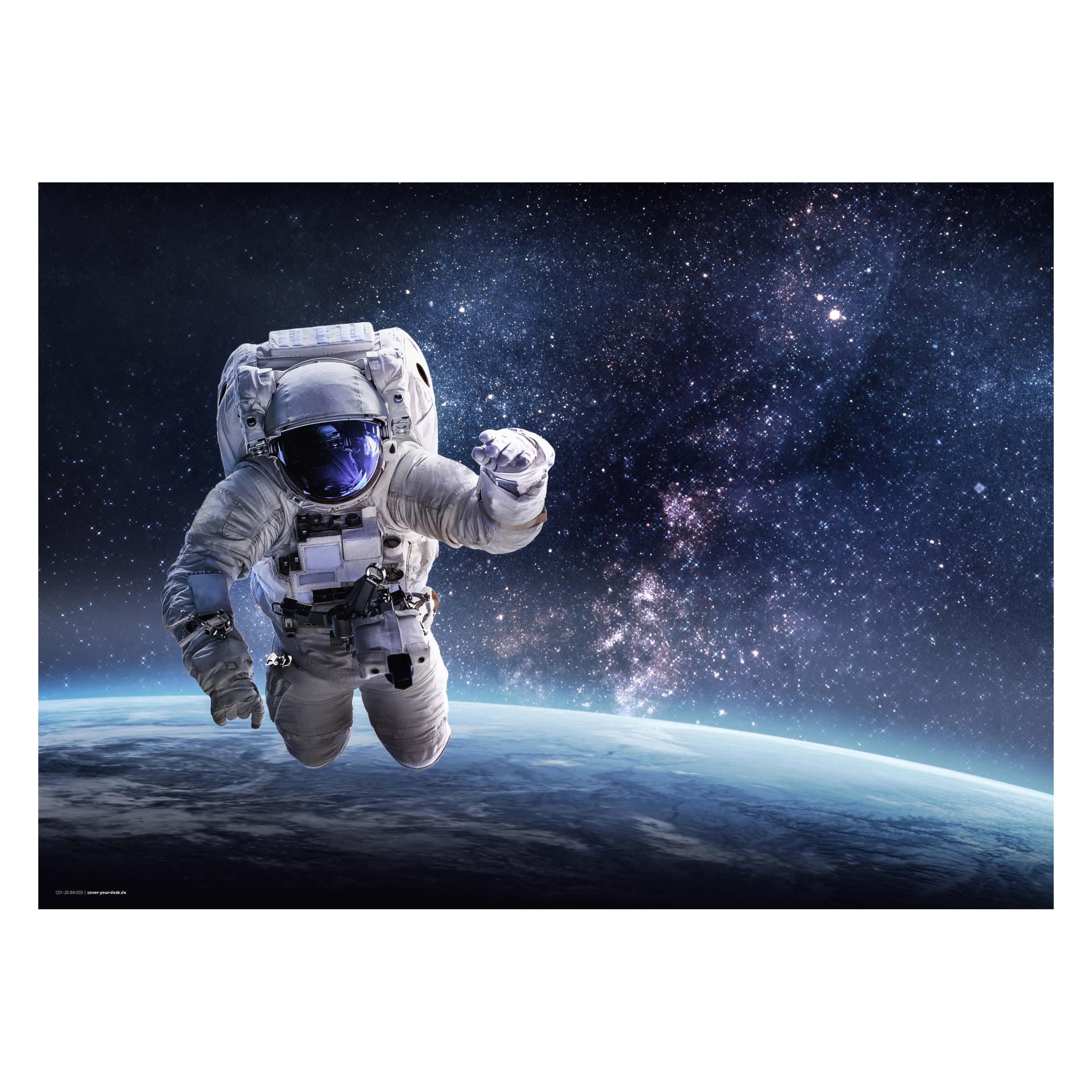 CoverYourDesk Schreibtischunterlage Astronaut im Weltall (21557297)