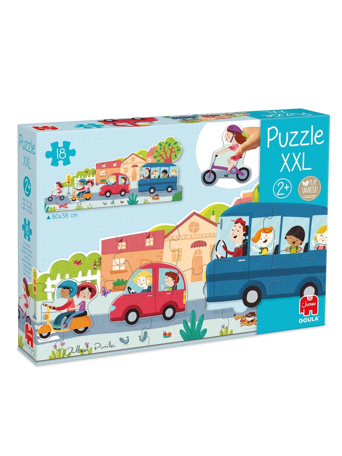 Jumbo Goula Puzzle XXL Vehicles - 18 pcs. 2D Puzzles