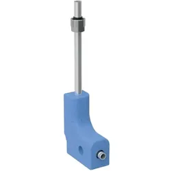 Geberit, Rohrverbindungstechnik, Metallrohr-Anschlussbogen Mepla d 16x15mm, 90G, 30cm, m A.-Vsb u Box