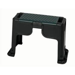 Siena Garden 560923 Kunststoff Kniebank mit Staufach Farbe: schwarz/grün