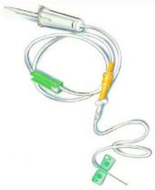 SAFETY SpA Deflussore Sterile Senza Ago - Regolatore di Flusso per Flebo Tipo Roller, 120 cm