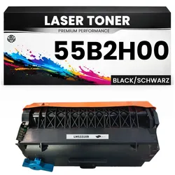 Toner 55B2H00 für Lexmark Tonerkartusche Schwarz hochwertige Premium Alternative MS331dn/431dn/431dw MX331adn/431adn/431adw/432adwe MS431dn