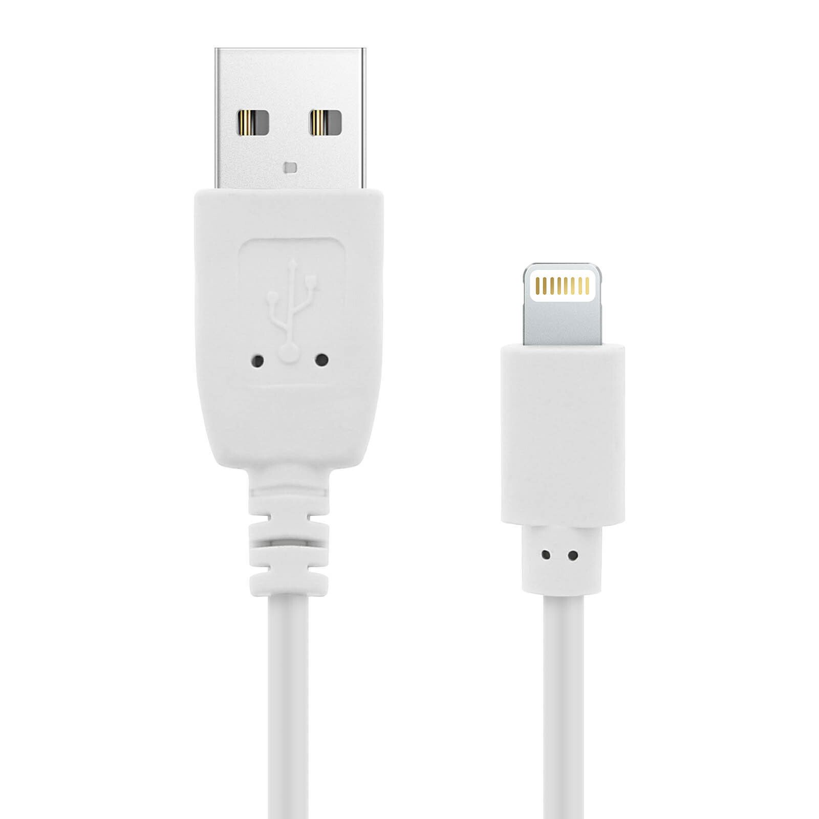 Avizar oplaad- en synchronisatiekabel USB 2.0 naar Lightning, 1,2 meter, wit