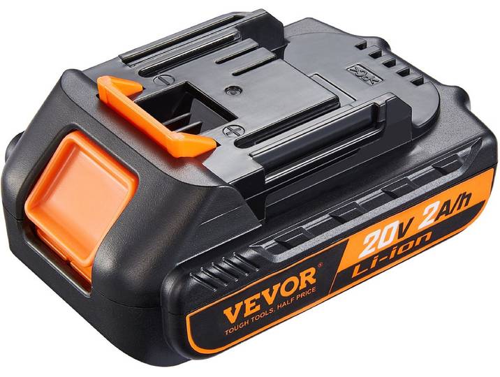 VEVOR 20V 2000mAh Lithiumbatterij\, Vervanging voor 20V Elektrisch Gereedschapsbatterij