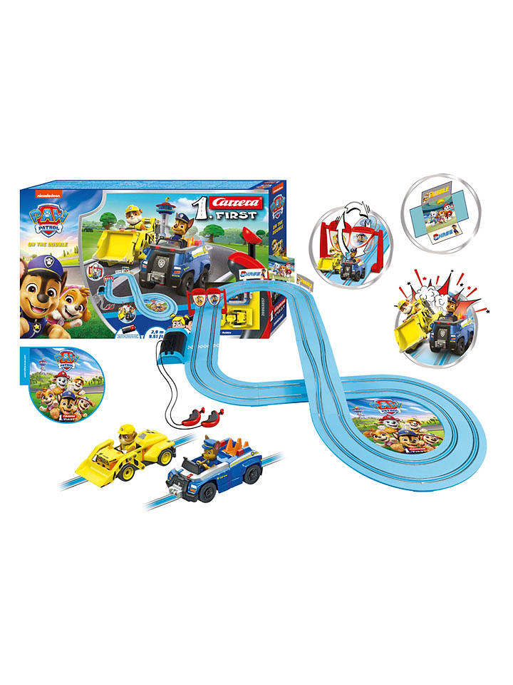 Carrera Autorennbahn "Carrea FIRST - PAW PATROL - On the Double" - ab 3 Jahren - onesize