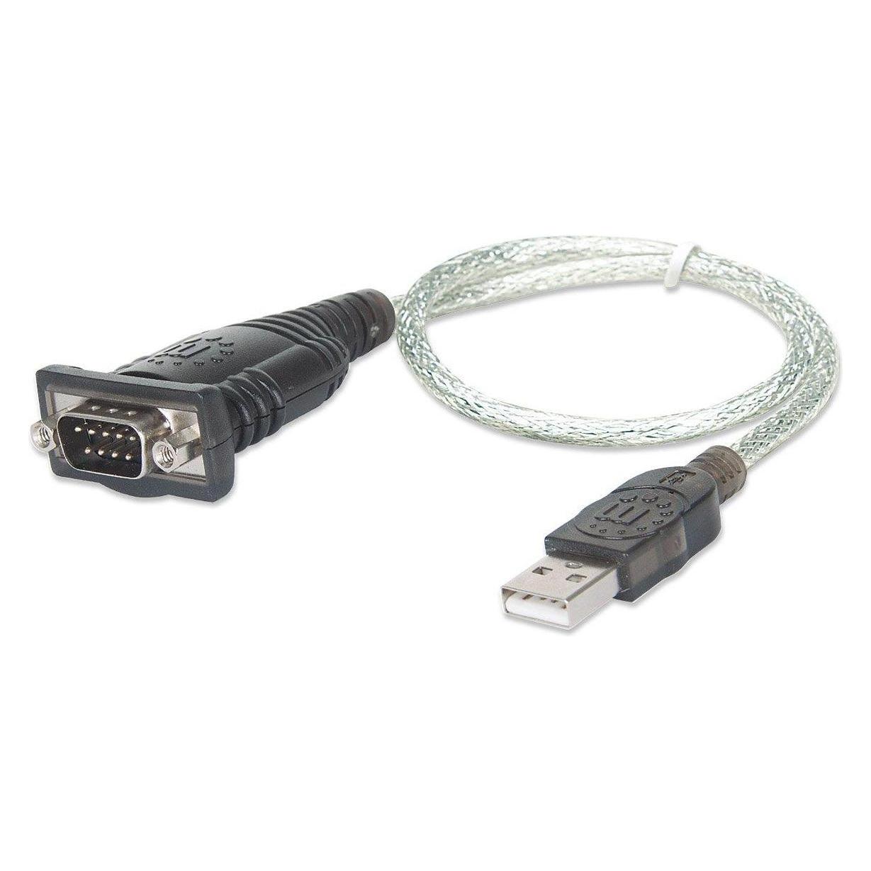 Manhattan Schnittstellenkabel Adapter USB auf Seriell (0.45 m) (205146)
